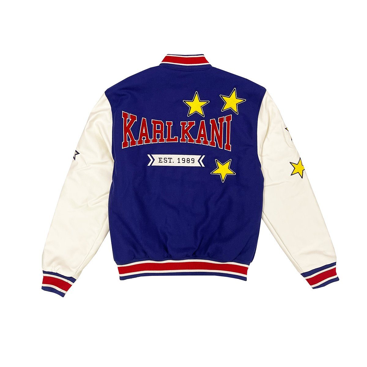 Collegejacke Retro Karl Kani Block Patch