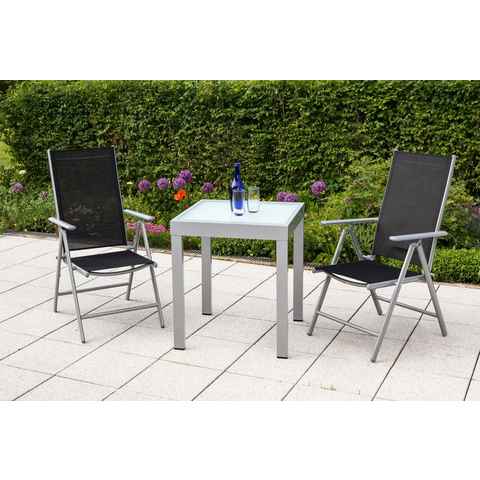 MERXX Balkonset Amalfi, mit ausziehbarem Tisch: 65/ 130 cm