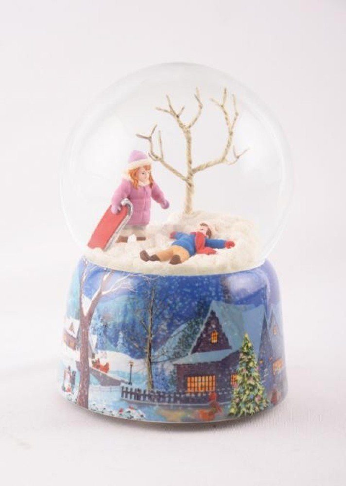 Spieluhr Schneekugel Schneeengel