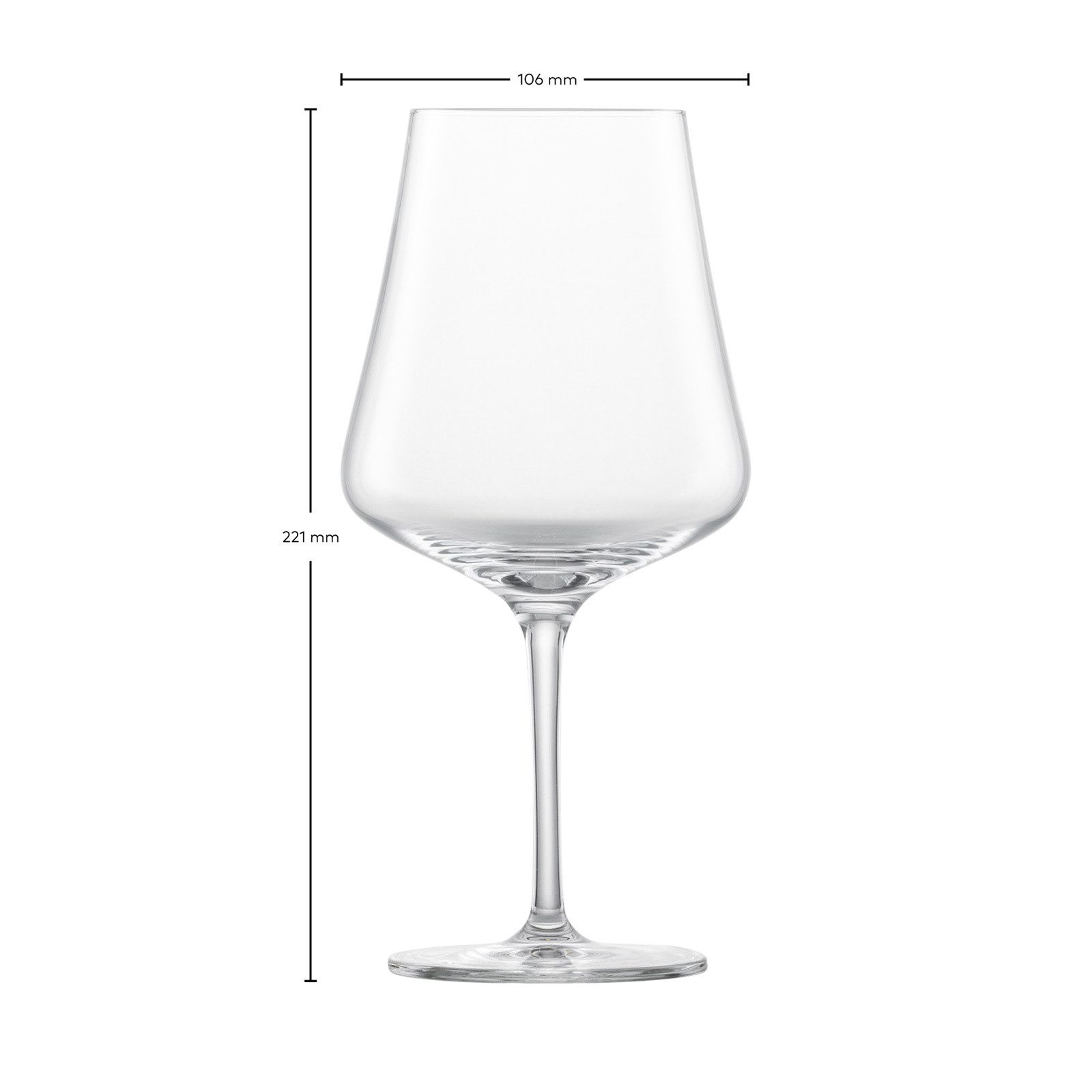 Zwiesel Glas Rotweinglas Bouquet Burgunder Rotweingläser 657 ml 2er Set, 2-tlg., Glas