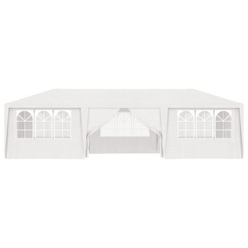 vidaXL Partyzelt Profi-Partyzelt mit Seitenwänden 4×9 m Weiß 90 g/m²