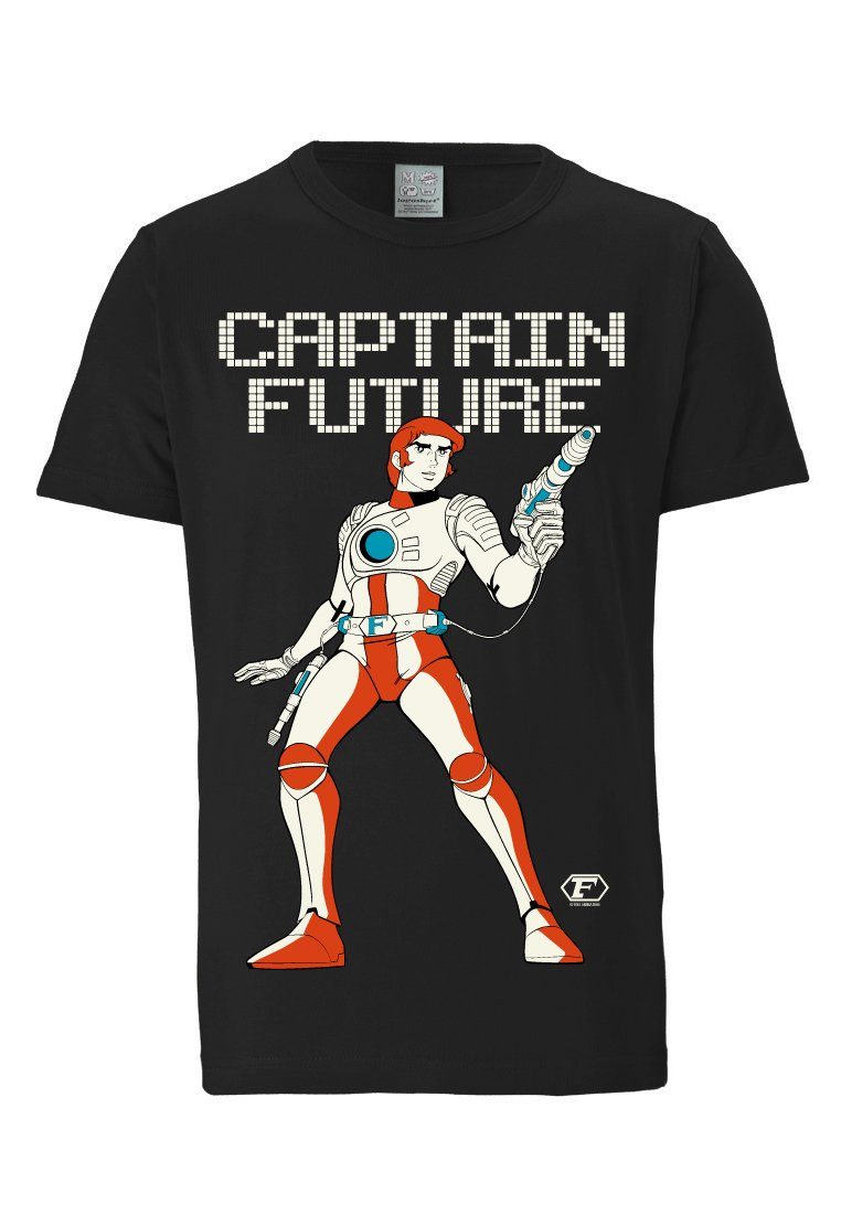T-Shirt Captain Future Captain coolem mit LOGOSHIRT Future-Frontprint