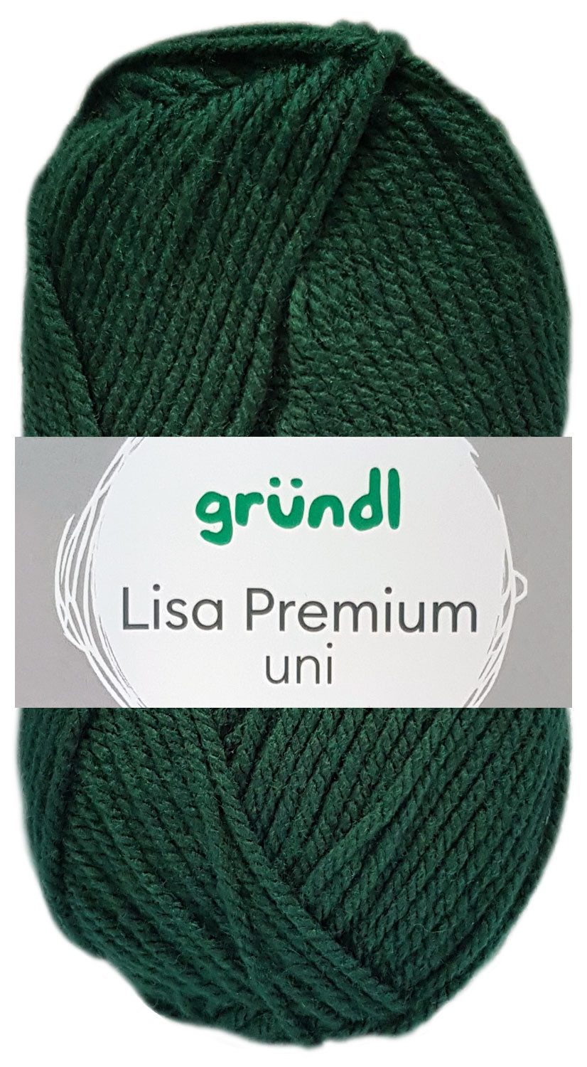 Gründl 50 Gramm Gründl Lisa Premium Uni Bastelgarn