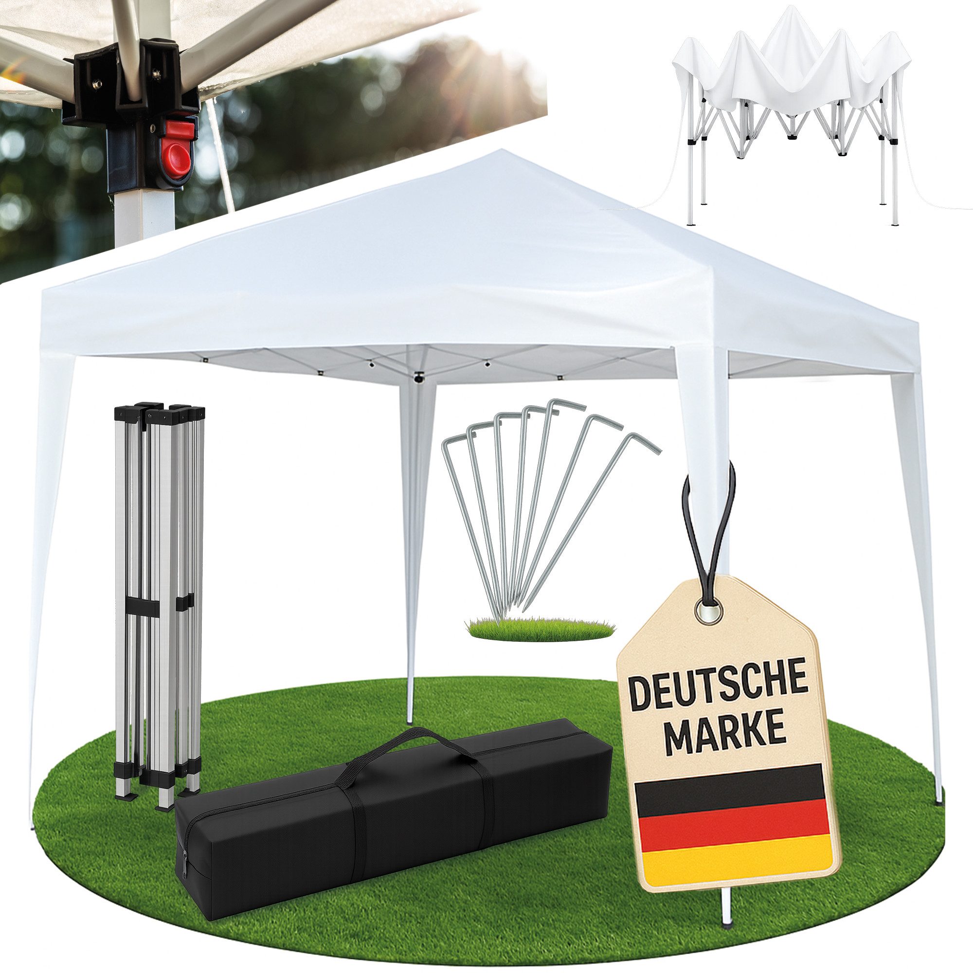 ONDIS24 Faltpavillon Faltzelt Partyzelt inkl. Tasche günstig online kaufen