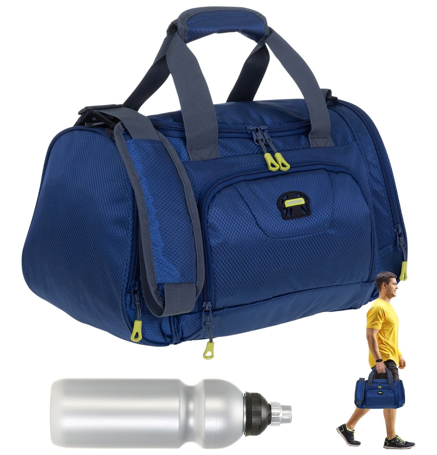 ELEPHANT Sporttasche klein Sport Tasche Reisetasche Trainer S-M 42 cm, 18 L günstig online kaufen