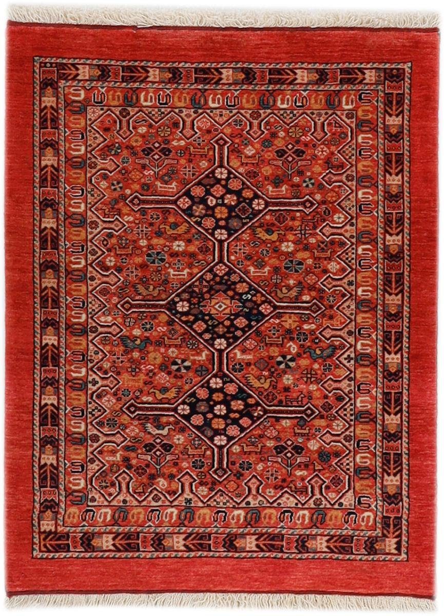 Orientteppich Ghashghai 87x114 Handgeknüpfter Orientteppich / Perserteppich, Nain Trading, rechteckig, Höhe: 12 mm