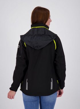 DEPROC Active Softshelljacke STANLEY PEAK II NEW CS WOMEN mit leicht abnehmbaren Ärmeln zur Weste änderbar