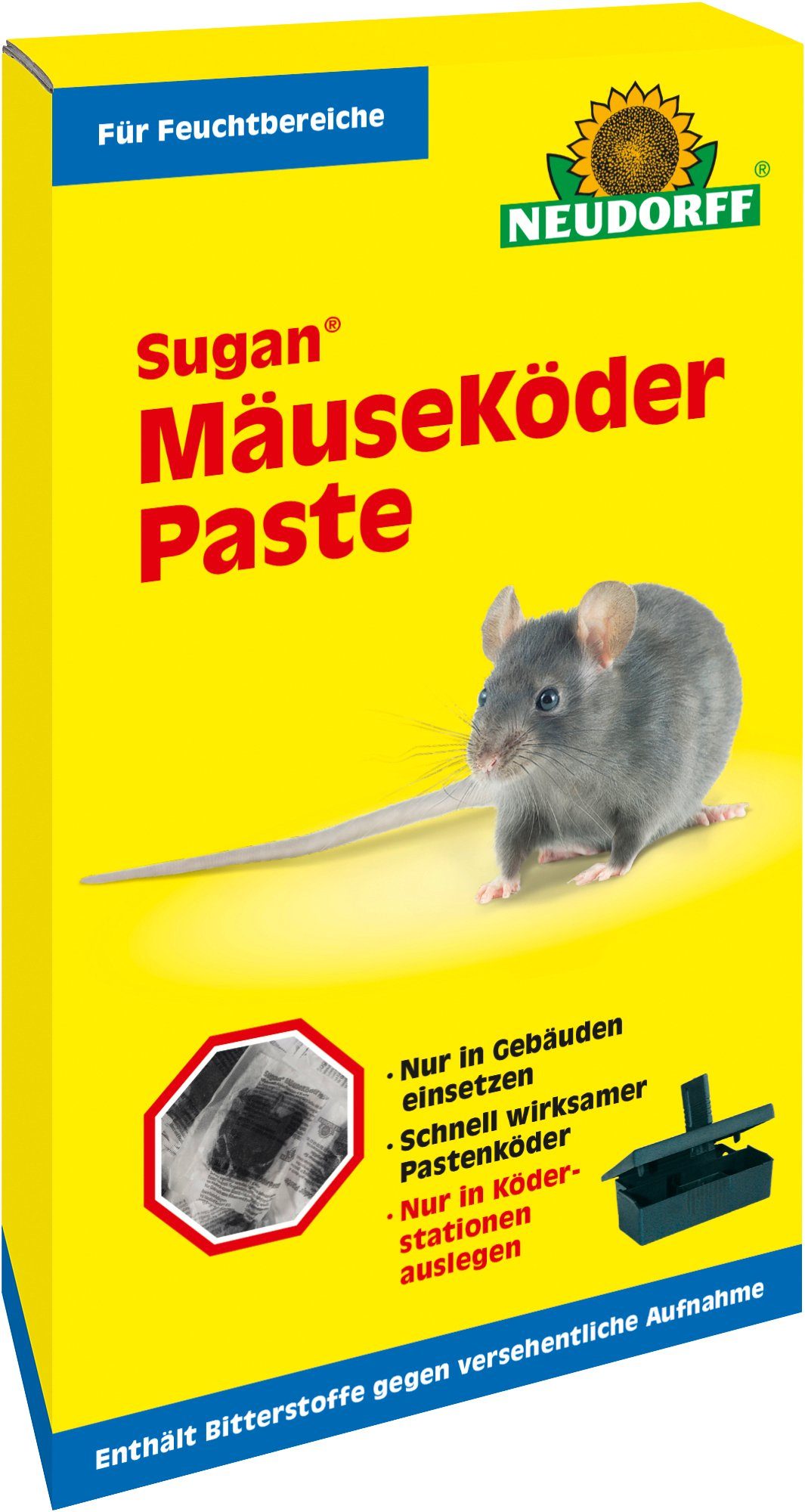 Neudorff GiftMäuseköder »Sugan MäuseKöder Paste«, 200 g, Packung