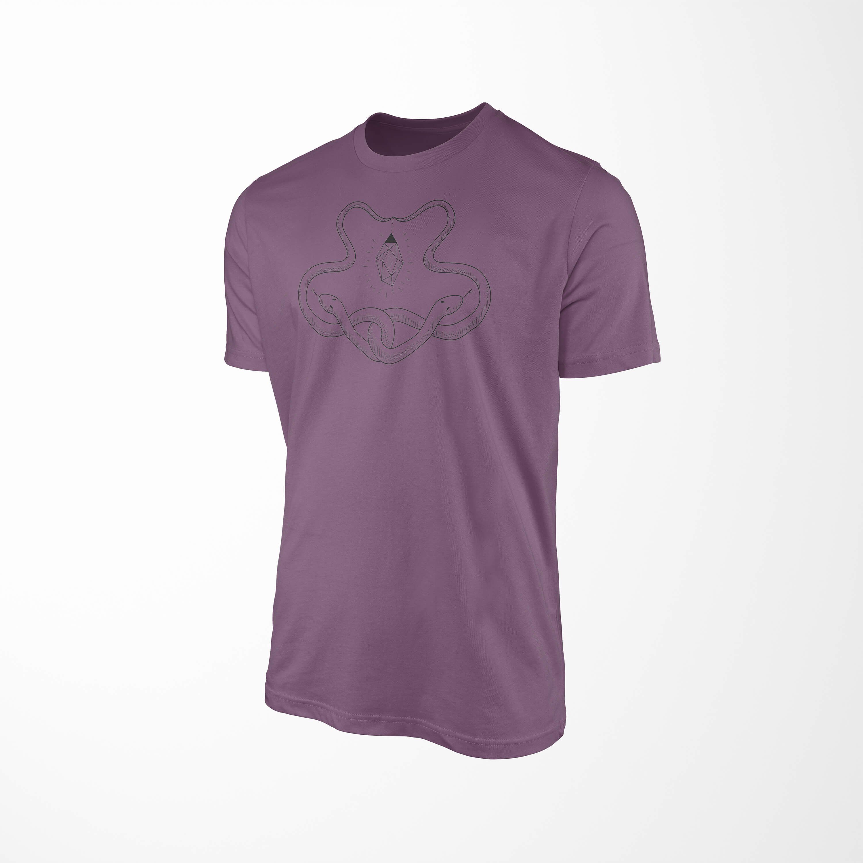 Serie Art Shiraz T-Shirt Premium Alchemy Symbole T-Shirt angenehmer feine No.0081 Tragekomfort Sinus Struktur