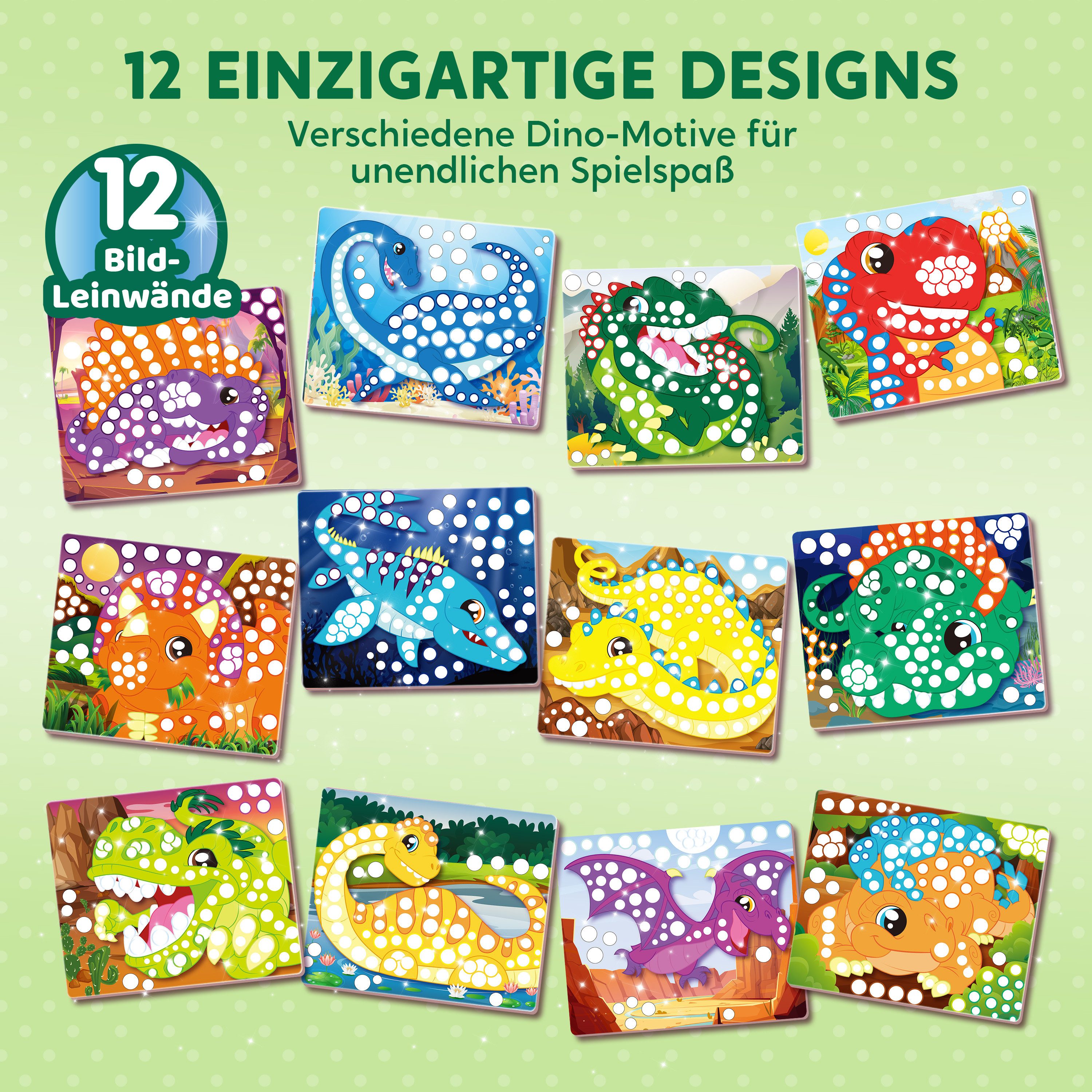 Klever Kits Sticker Klever Kits Dot Art Aktivität, Dot It Einhörner Prinzessinnen