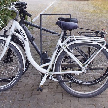 TRUTZHOLM Fahrradständer Fahrrad Anlehnbügel Fahrradanlehner Anlehnständer zum Einbetonieren, (Flachstahl), zum Einbetonieren