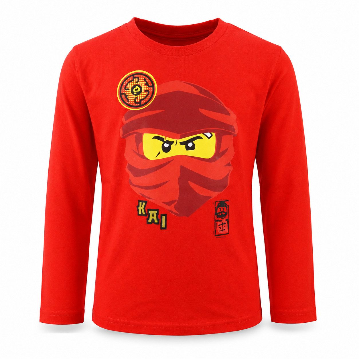 LEGO® Langarmshirt Lego Ninjago Jungen Kinder langarm Shirt Langarmshirt Gr. 98 bis 128, Baumwolle