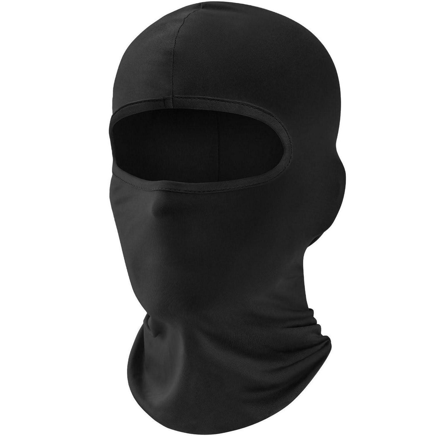 LuxusKollektion Sturmhaube Sturmhaube Balaclava UV Schutz Motorrad Herren Einheitsgröße Schwarz