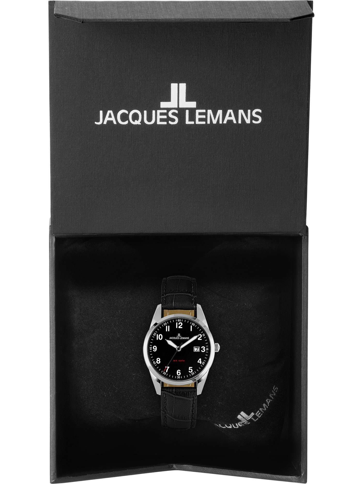 Jacques Lemans Quarzuhr Jacques Lemans Herren-Uhren Analog Quarz, Klassikuhr