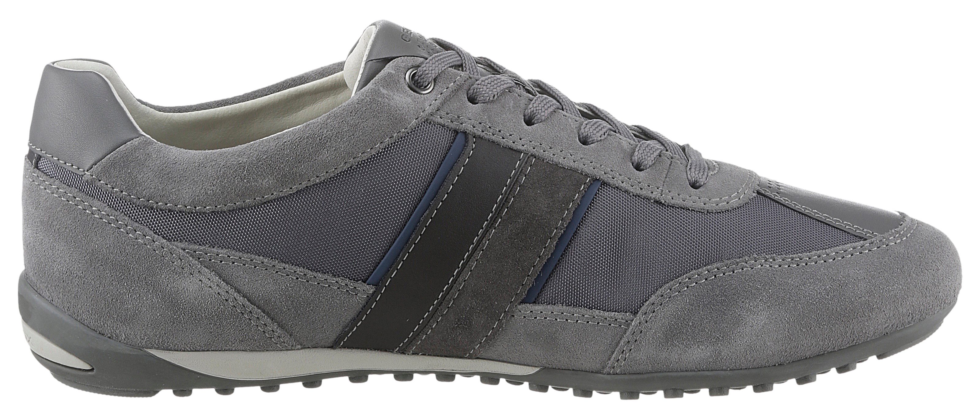 Geox U WELLS C Sneaker Casual Schuh, Schnürschuh mit Logoverzierung
