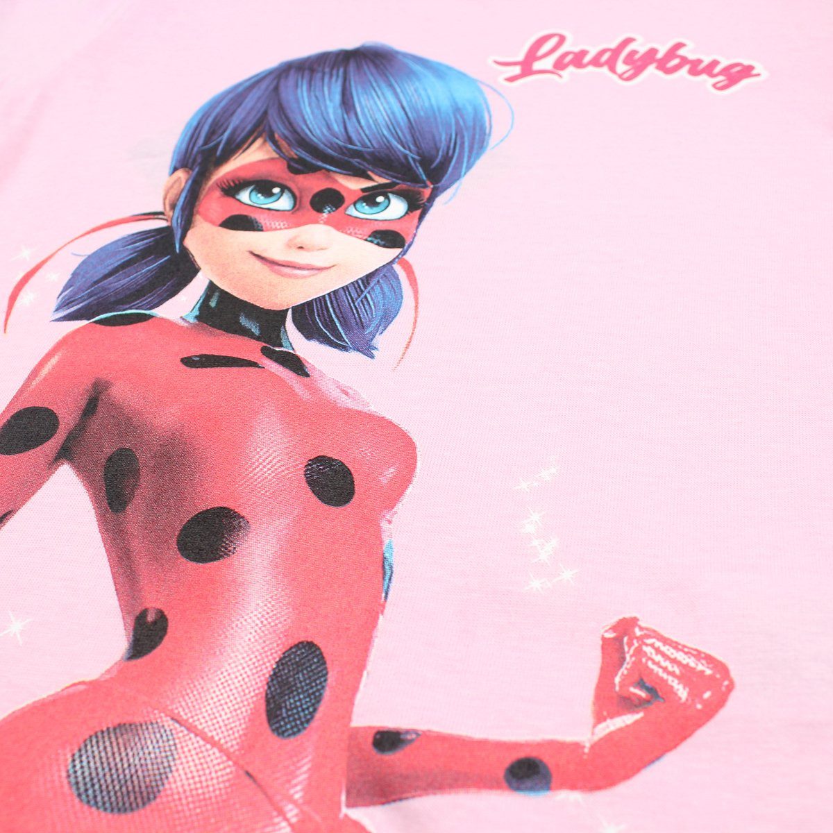 Miraculous - Ladybug Print-Shirt Miraculous Ladybug Mädchen Kinder kurzarm T-Shirt Shirt reine Baumwolle