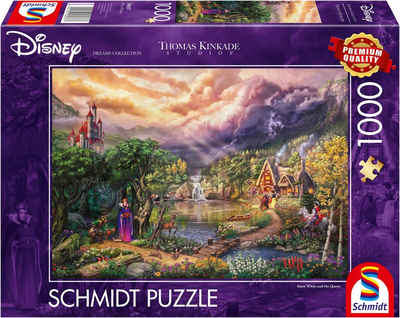 Schmidt Spiele Puzzle Disney, Snow White and the Queen von Thomas Kinkade, 1000 Puzzleteile