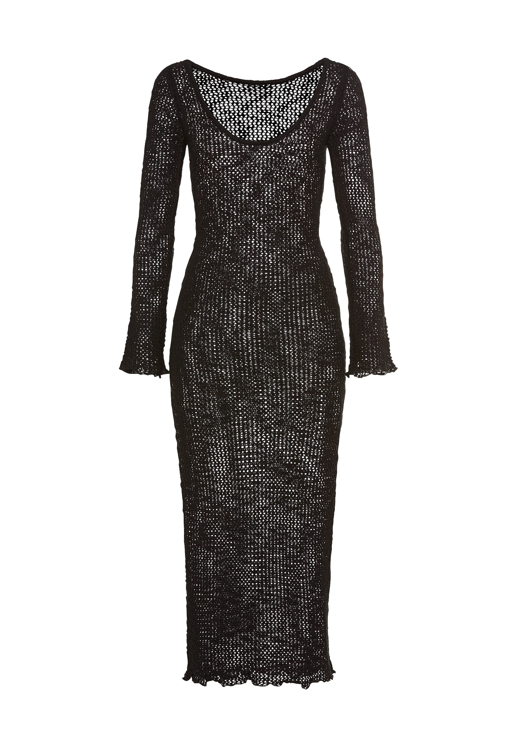 LSCN by LASCANA Strickkleid mit tiefem Rückenausschnitt