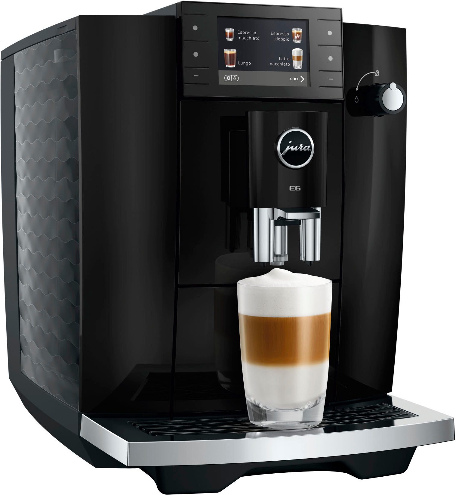 JURA Kaffeevollautomat 15642 E6 Piano Black (ED)