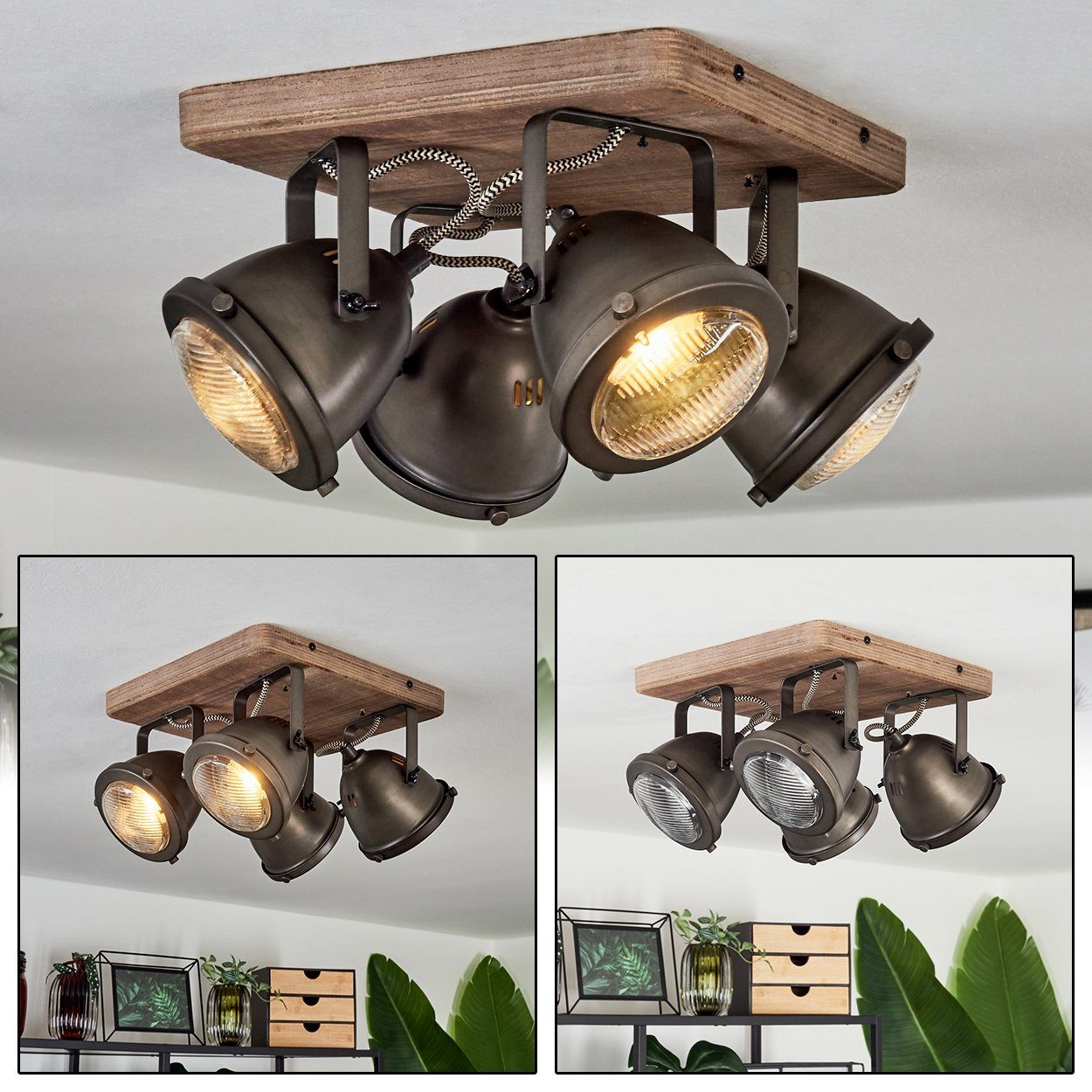 hofstein Deckenleuchte »Gavi« dimmbare Deckenlampe aus günstig online kaufen