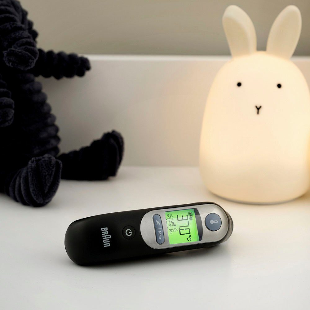 Braun Fieberthermometer ThermoScan® 7 Ohrthermometer mit Age Precision® - IRT6520B, Für alle Altersgruppen geeignet, einschließlich Neugeborener