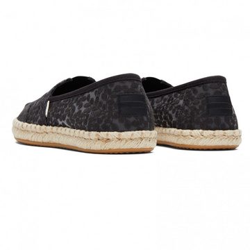 TOMS Black Botanik Alpargata, vegane Schuhe Sandale