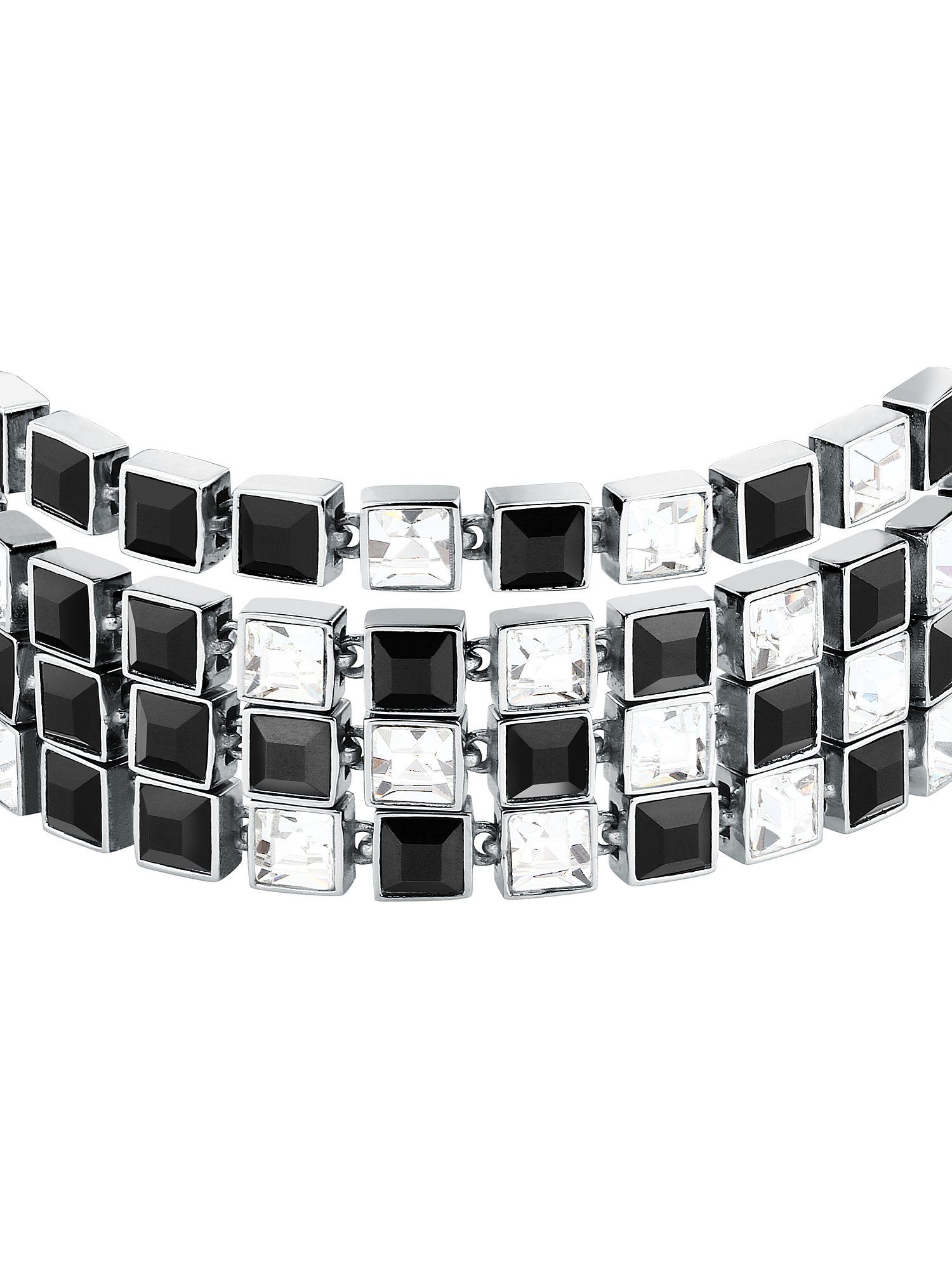 KARL LAGERFELD Armband Karl Lagerfeld Damen-Armband Edelstahl 54 Kristall
