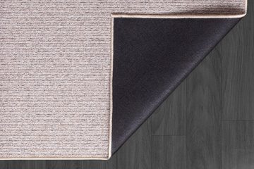 Teppich Natal einfarbiger robuster Kurzflor mit Filz-Rücken, pflegeleicht, the carpet, Rechteck, Tufting, einfarbig, uni, weich