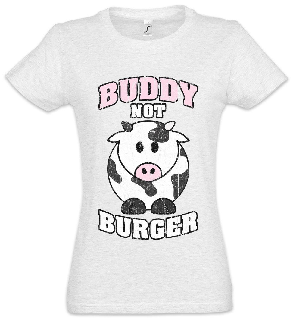 Urban Backwoods Print-Shirt Buddy Not Burger Damen T-Shirt Vegan Vegetables günstig online kaufen