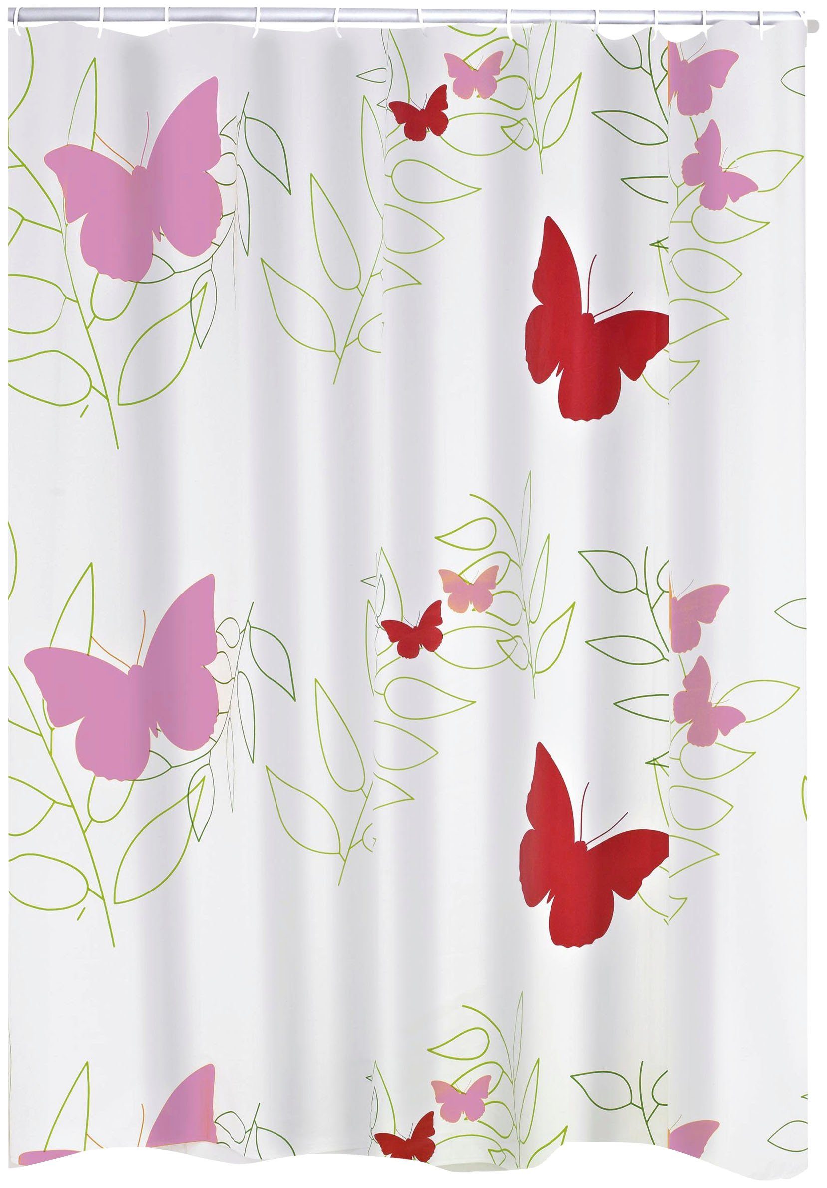 Ridder Duschvorhang Butterflies Breite 180 cm günstig online kaufen