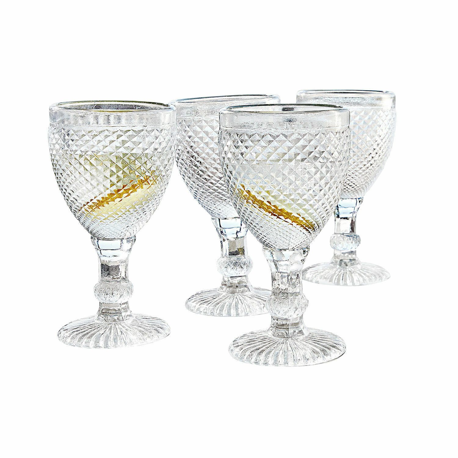 Glas Glas 4er Set Santerre klar