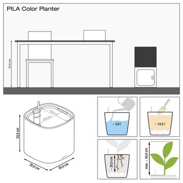 Lechuza® Pflanzkübel Pila Color Planter schiefergrau