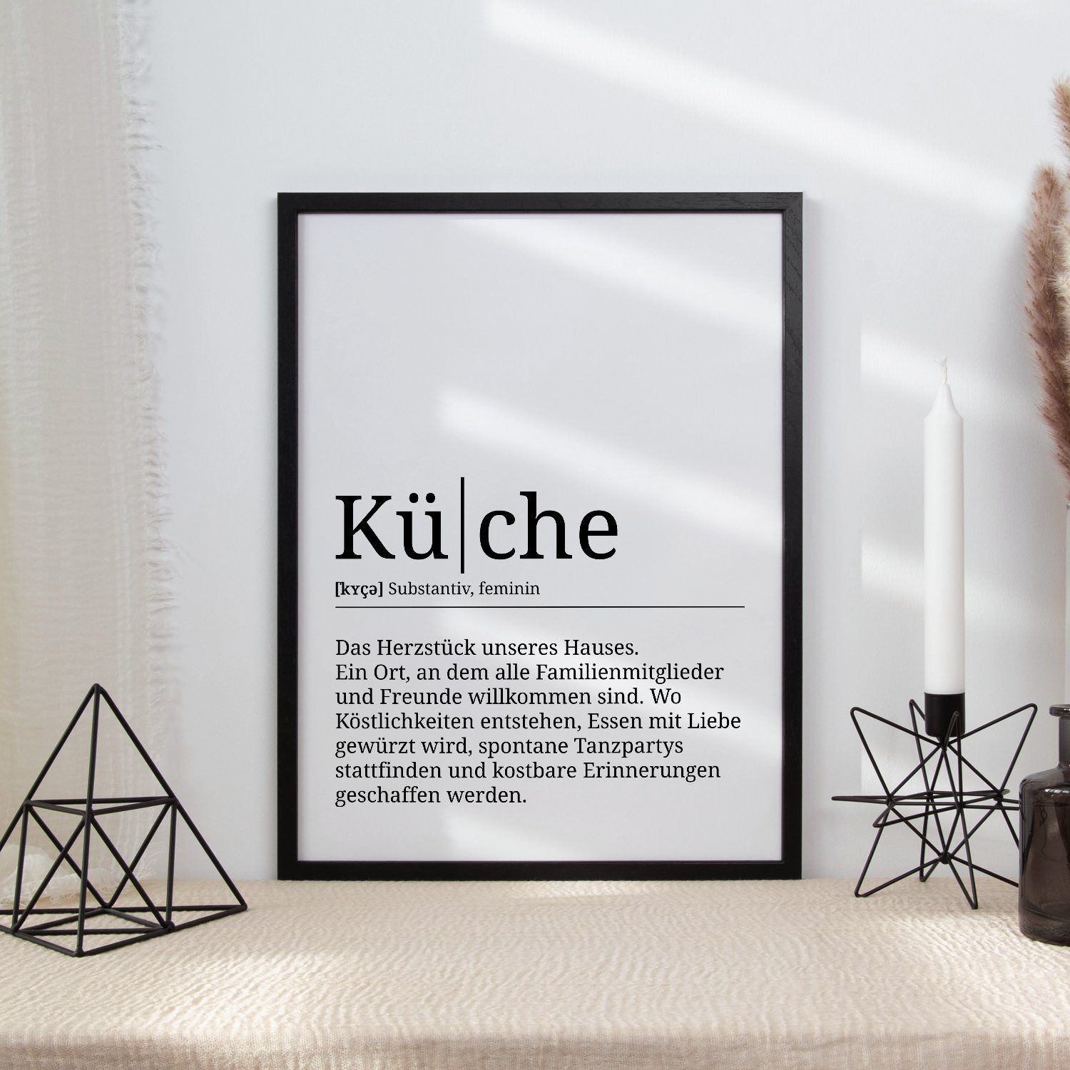 Tigerlino Poster Küche Definition Wandbild Haushalt Einzugsgeschenk