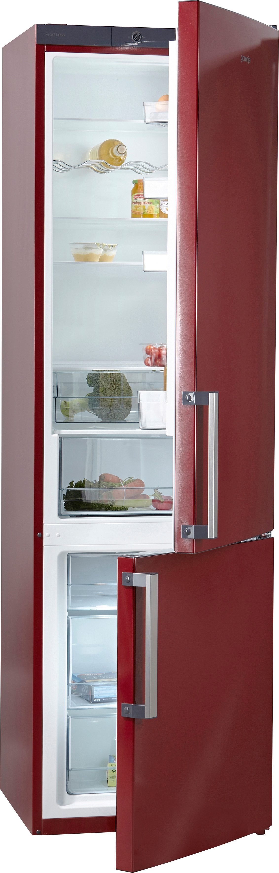 GORENJE Kühl-Gefrierkombination in rot K8900 A+++ - ab 499,99€