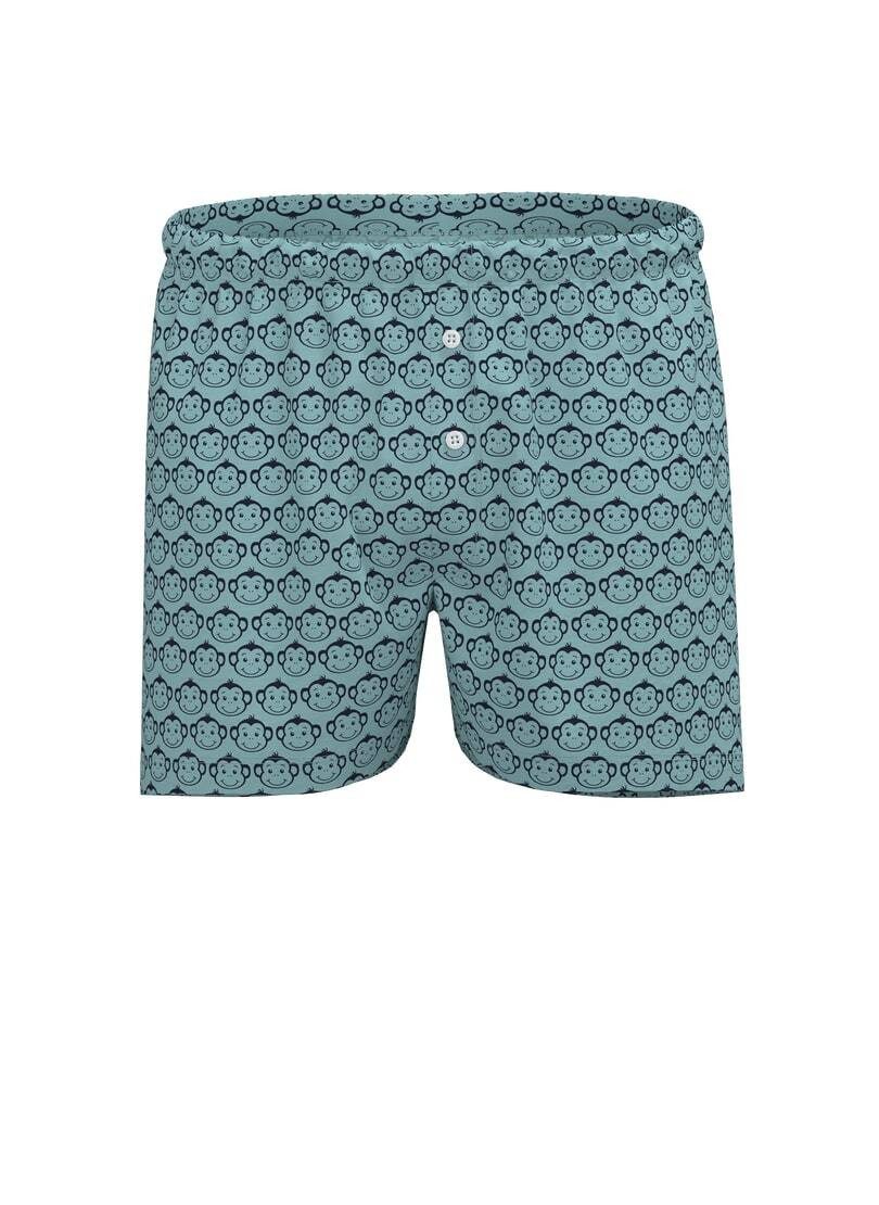 Trigema Boxershorts TRIGEMA Boxershorts mit Allover-Muster "Äffchen" (1-St)