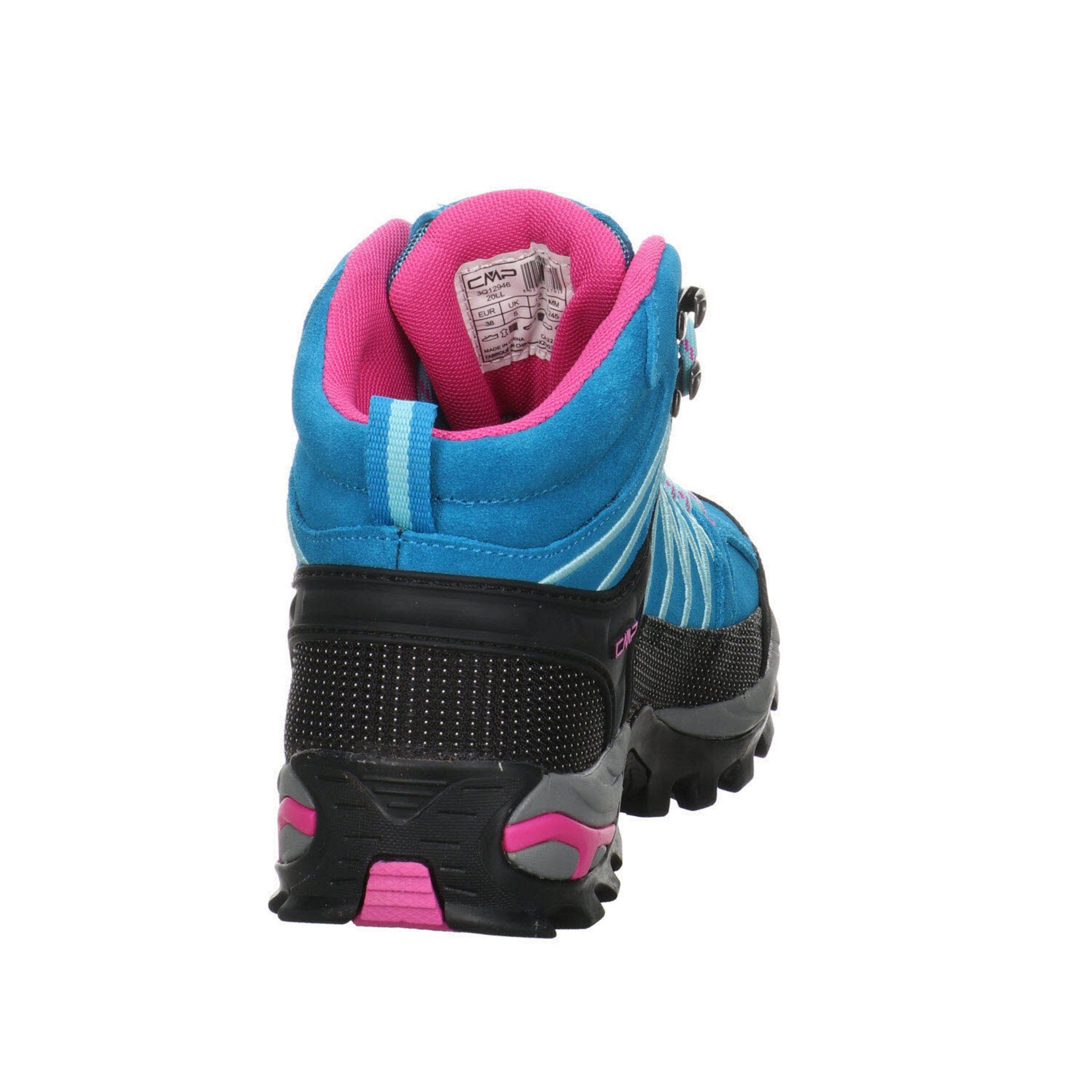 CMP Damen Outdoorschuh Mid Outdoorschuh türkis-pink Schuhe Leder-/Textilkombination Outdoor Rigel