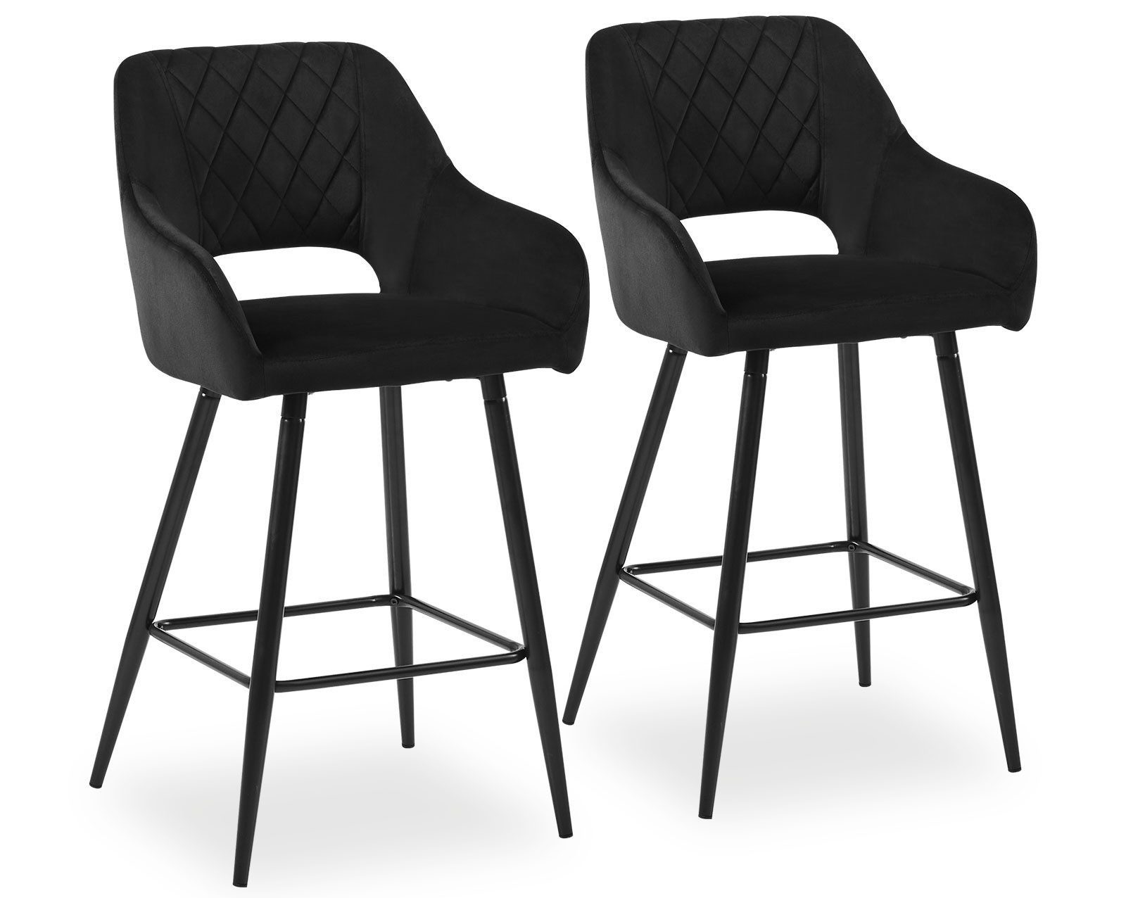 Ofcasa Barhocker Barstuhl aus Samtstoff (2er günstig online kaufen