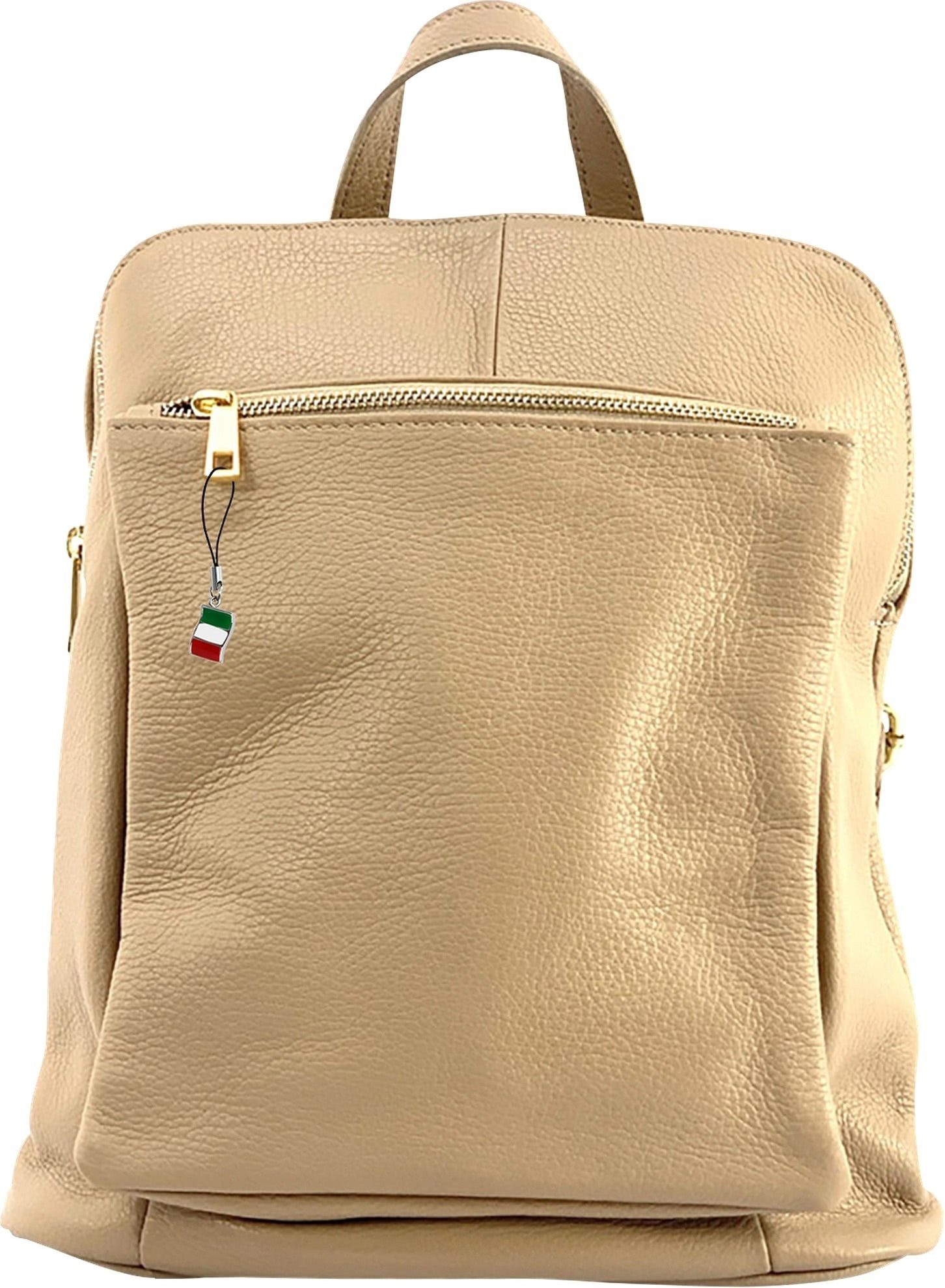 FLORENCE Cityrucksack Florence Rucksack Damen Echtleder, Damen Leder Cityru günstig online kaufen