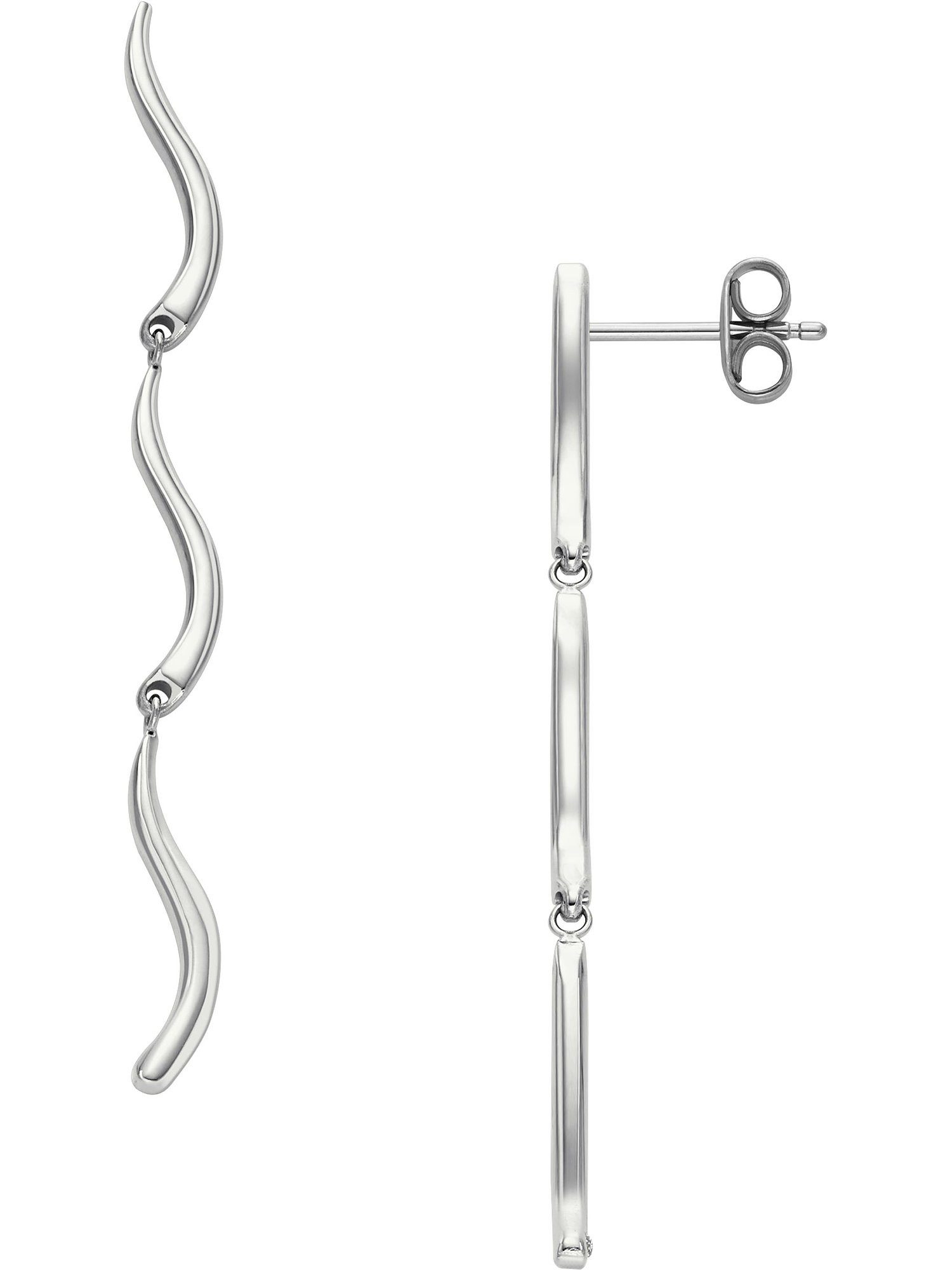 SKAGEN Paar Ohrhänger Skagen Damen-Ohrhänger Edelstahl