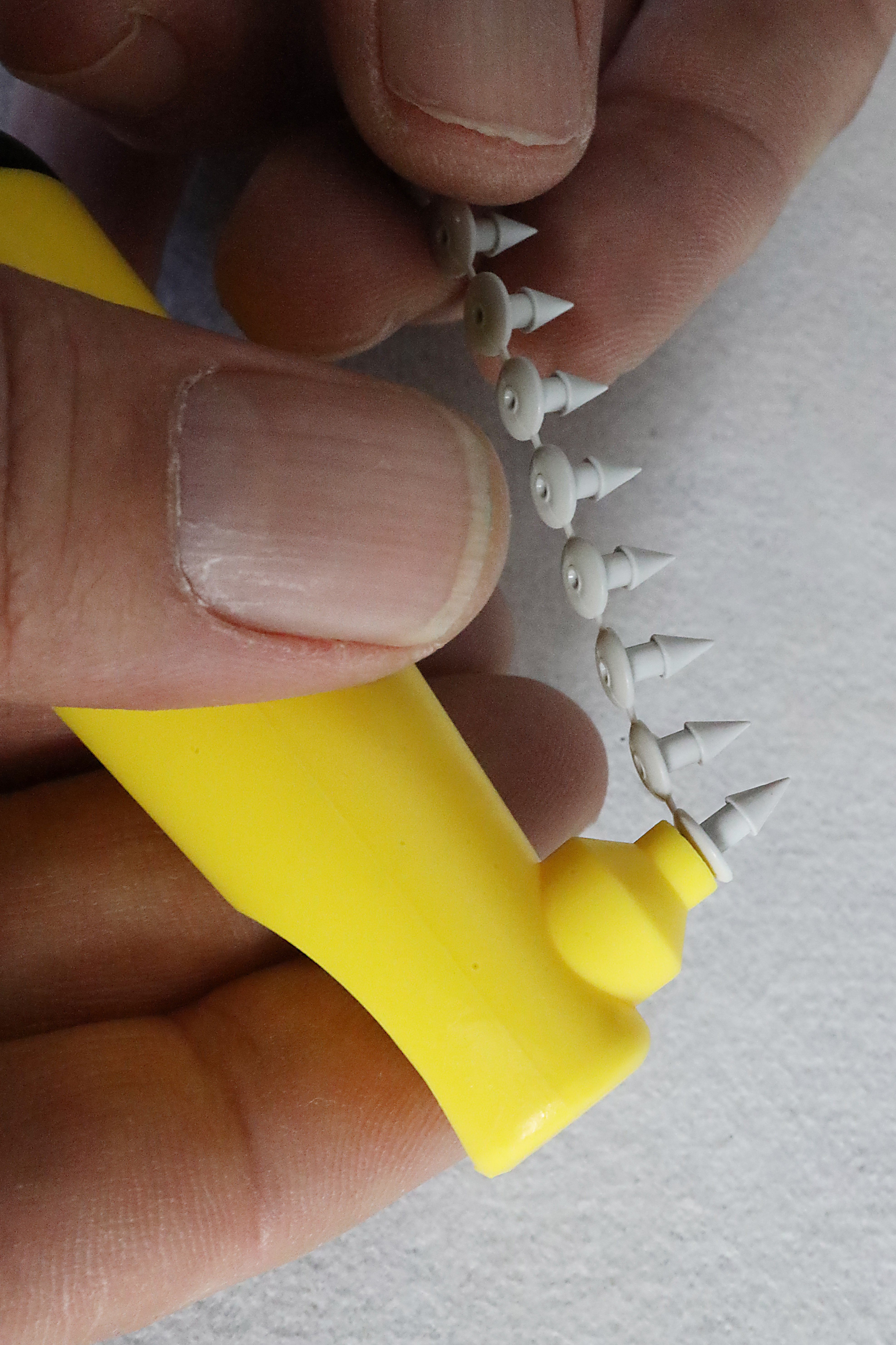 Scorprotect® Steinwolle Nietenstecher für aus Verschlussnieten PVC gerade