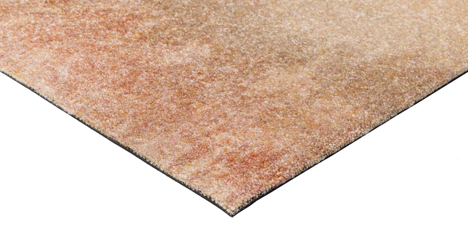 wash+dry by Kleen-Tex Teppich Bronze Bands, rechteckig, Höhe: 9 mm