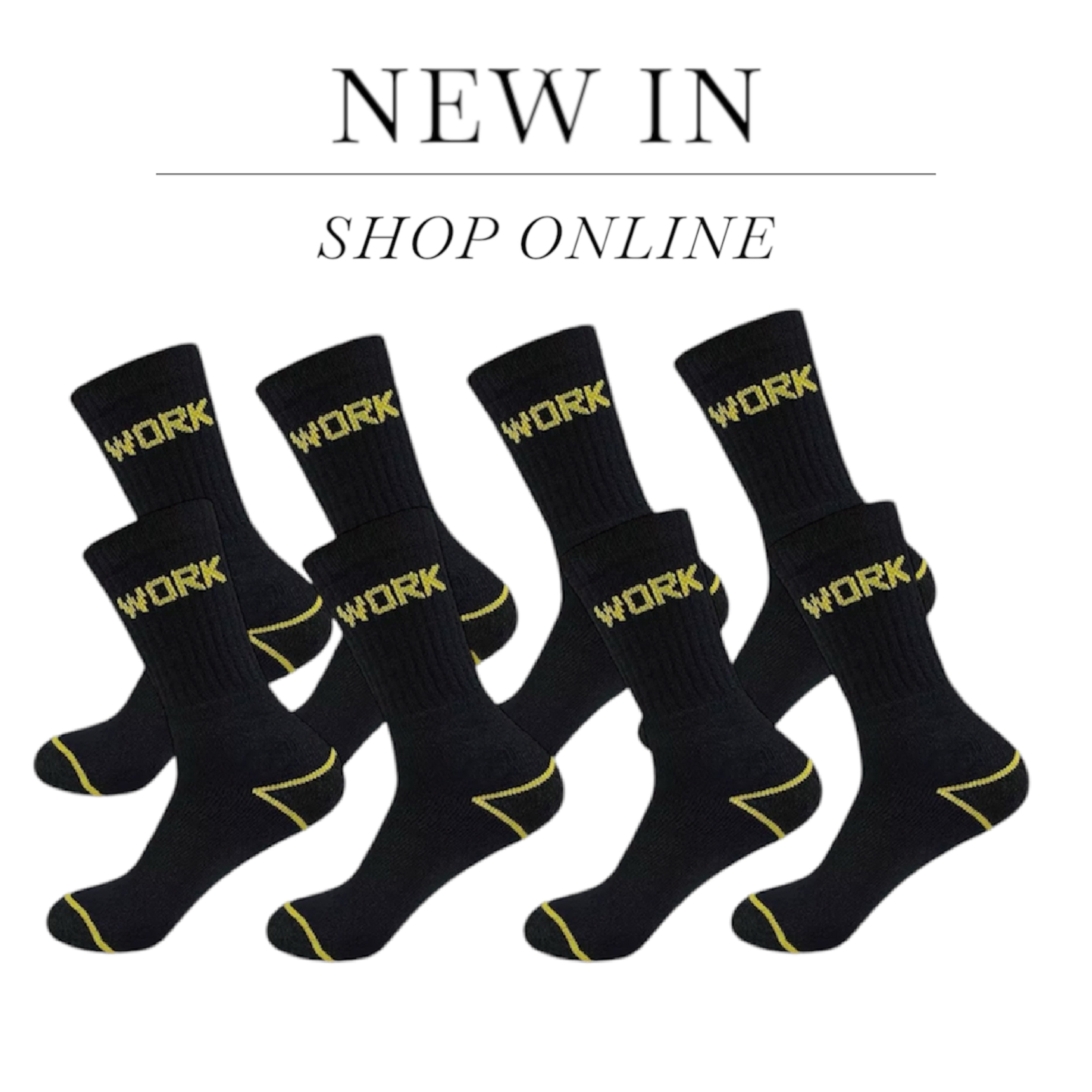 DDOnlineShop Arbeitssocken Herren - 10 Paar Work Socken (Packung,Spar-Set, 10-Paar, 10er-Pack) Premium Qualität