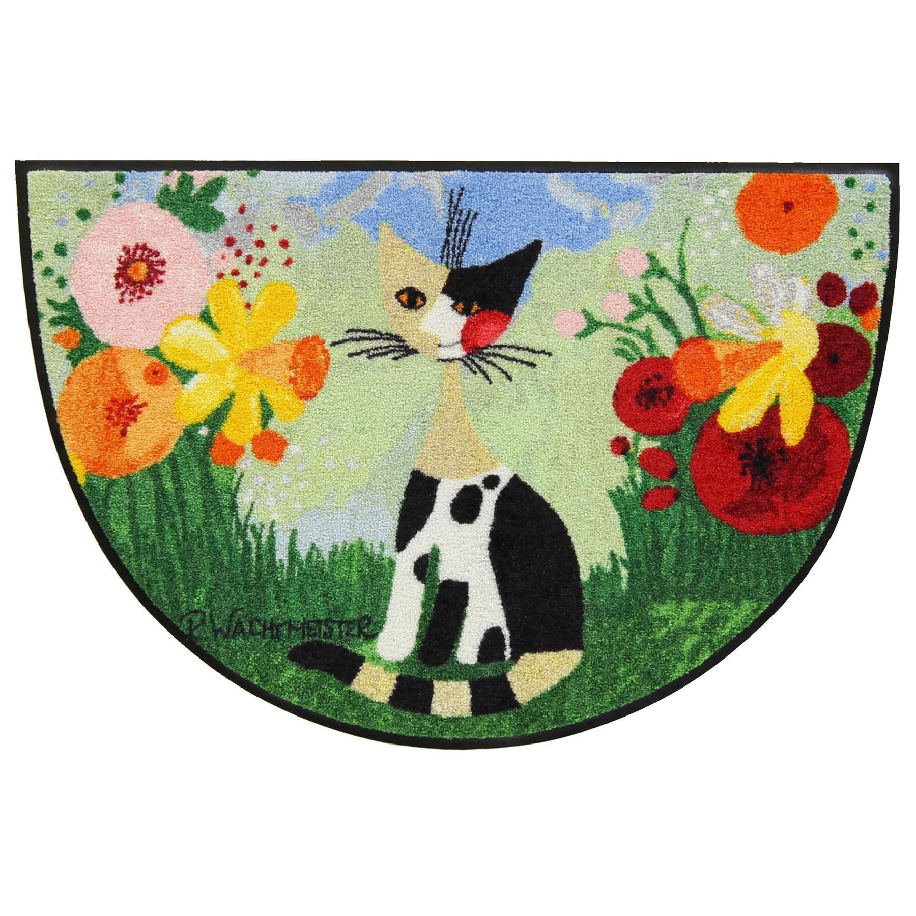 Salonloewe Fußmatte Fußmatte 60x85 Rosina Wachtmeister Annette halbrund, Halbrund, Höhe: 600 mm