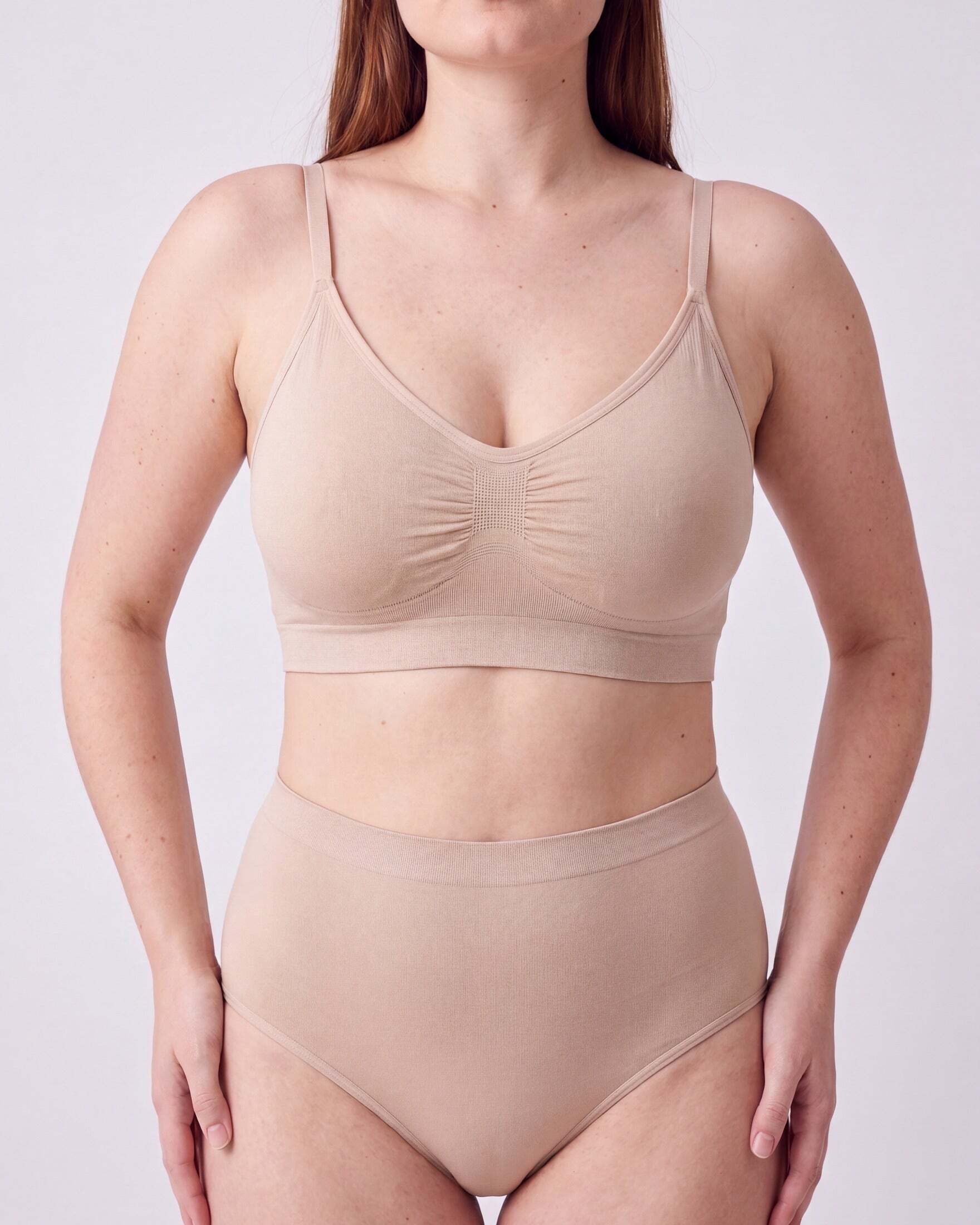 SNOCKS Bustier Shaping BH mit Spaghettiträgern Damen (1 Stück, 1-tlg., 1 Stück) mit herausnehmbaren Cups – Bild 5 von 5