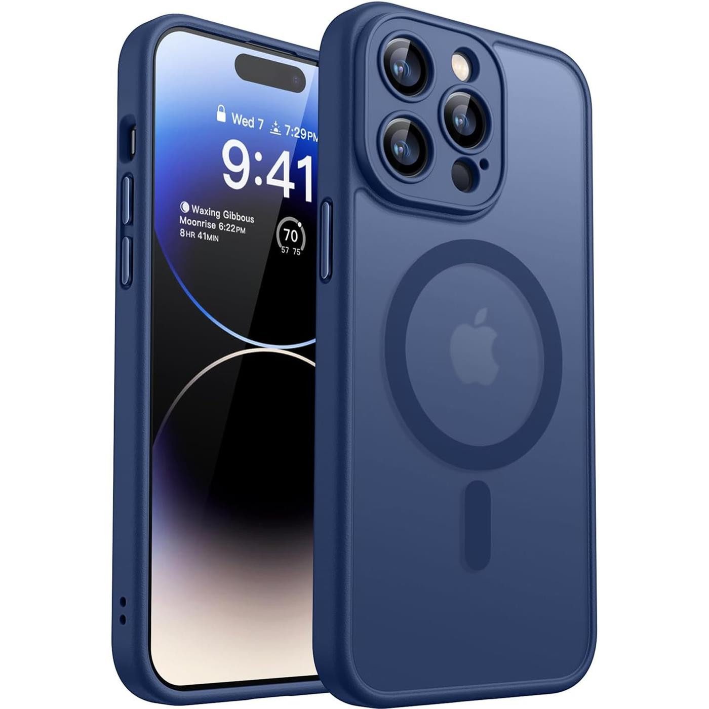 CoolGadget Handyhülle für Apple iPhone 13 6,1 Zoll, Kamera Schutz Hülle Silikon Hard Case Schutzhülle für Magsafe Zubehör