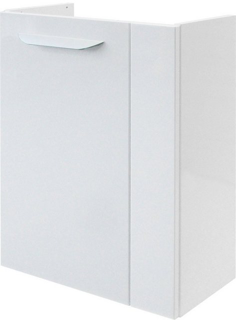 Fackelmann Waschbeckenunterschrank links 44 cm Lavella Weiß