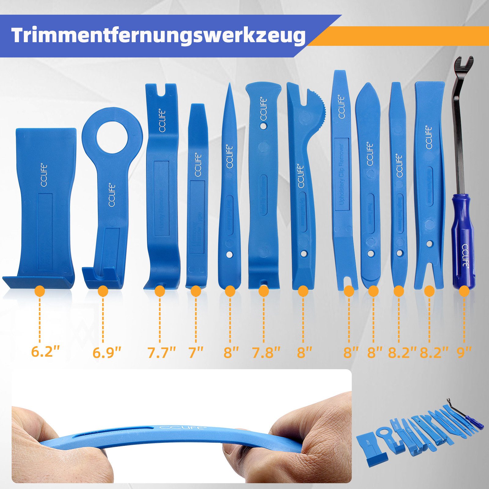 CCLIFE Demontagewerkzeug 12tlg Auto Werkzeug Set günstig online kaufen