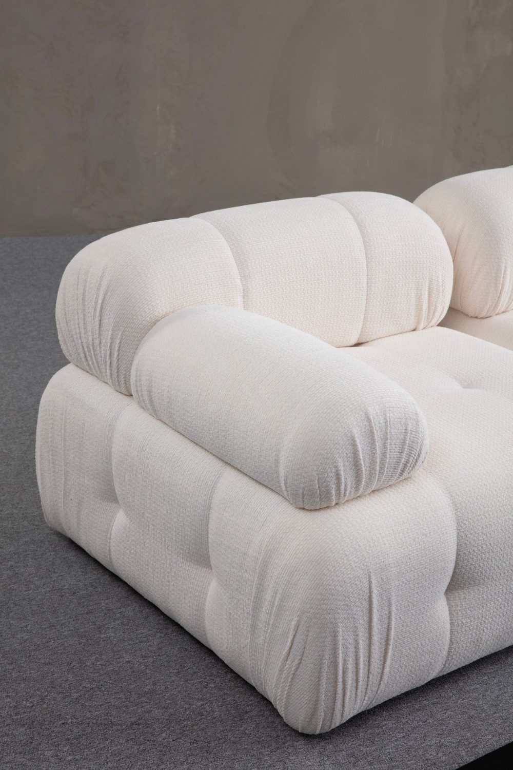 Myhomelando Ecksofa Petite, mit Hocker, links oder rechts stellbar