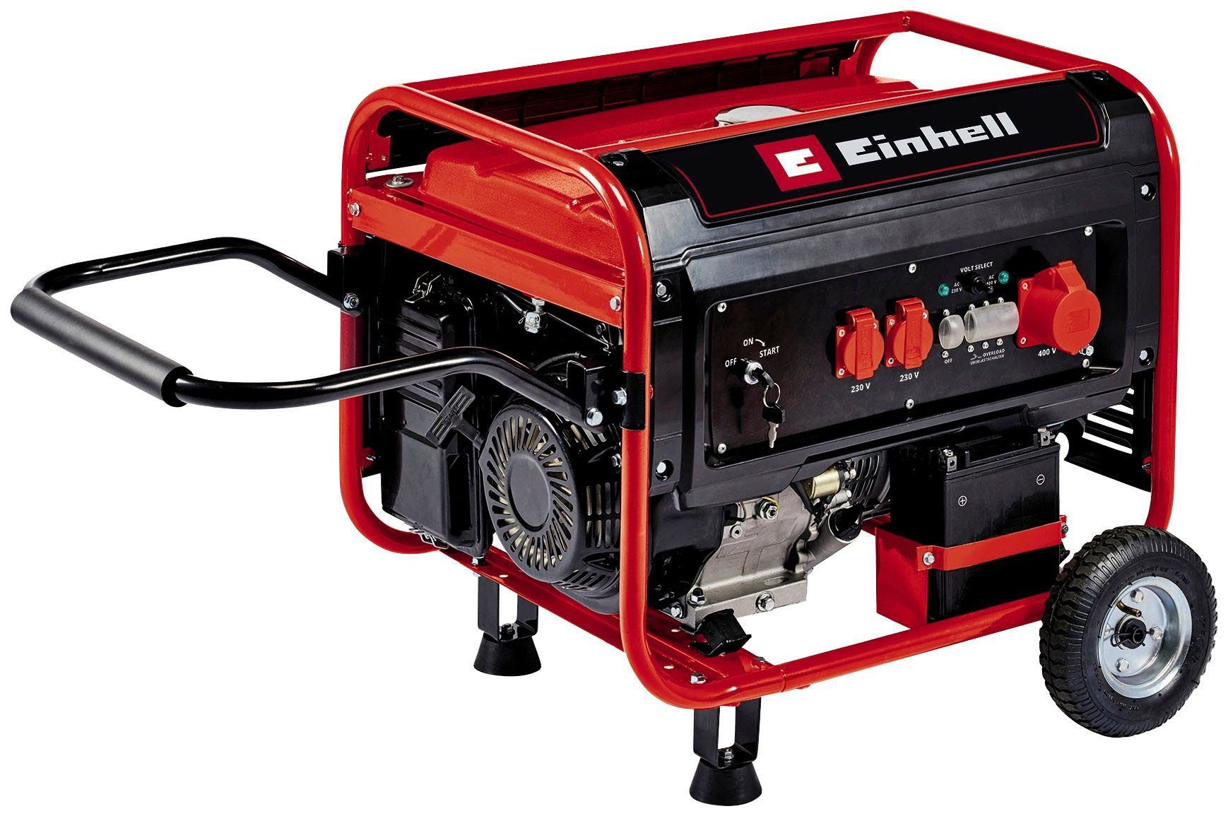 Einhell Stromerzeuger TC-PG (1-tlg), V 65/E5, Benzin, 12 Starterbatterie inkl