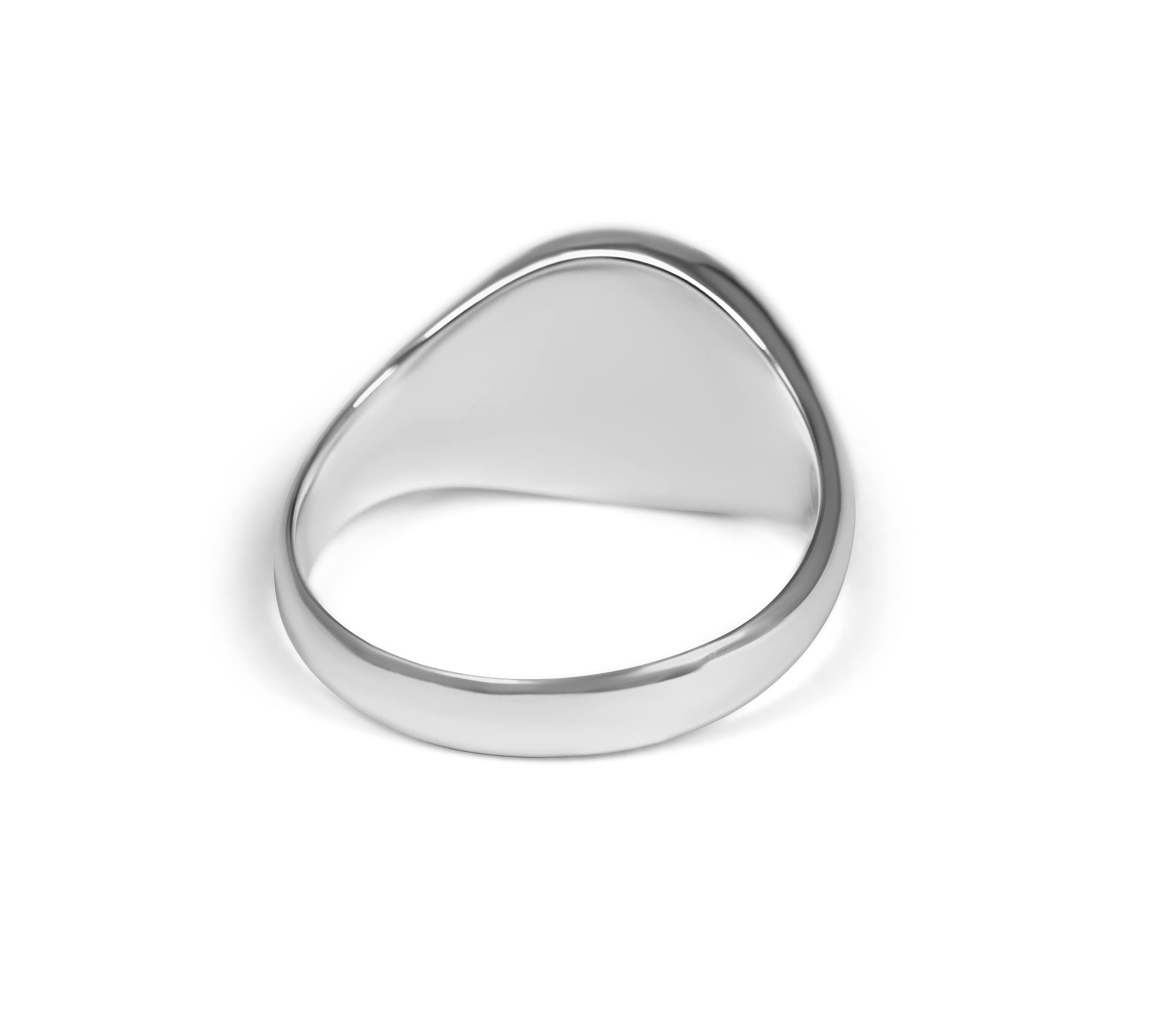 und Schmucketui Echtgold schwarz kostenlosem silberfarben aus Stein Silver, Siegelring Sterling Herren (inkl. 925 Siegelring Onyx mit vegoldet Fashion Sprezzi inklusive Ring Silber Silber-Pflegetuch massiv Schmuckbox, handgefertigt, geliert),